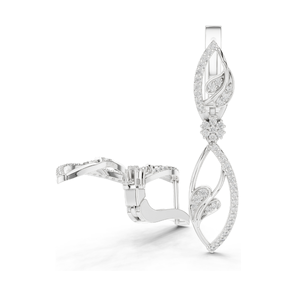 Boucles d'oreilles en diamant de laboratoire 0,732 CT, diamants CVD VVS-VS-EF, or 18 carats, 14 carats, 10 carats et argent 925, or rose, or jaune, or blanc, luxe - Product Image 6