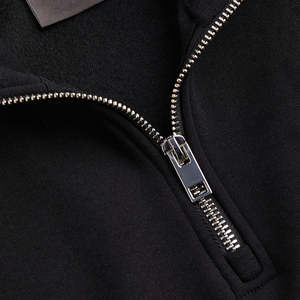 Chaqueta de Hombre de Calidad, Estilo Informal, Tejido Grueso, Media Cremallera, Cuello Alto, Sudadera Cortavientos - Product Image 5