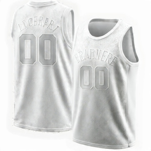 Usine directe hommes basket-ball maillot ensemble de haute qualité 100% Polyester personnalisé imprimé en gros respirant basket-ball porter 2025 - Product Image 6