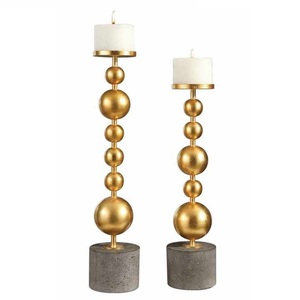 Portavelas de Metal de lujo moderno, para el hogar Decoración elegante, diseño de relámpago estilista para boda, Navidad, ocasiones especiales diarias - Product Image 5