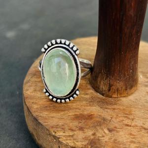 Anillo ovalado de Plata de Ley 925 con piedras preciosas de fluorita originales al por mayor para mujer, joyería a precio de fábrica - Product Image 3