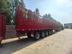 Ruiyuan New Livestock Special 5 Axle Heavy Duty Cage Type Fence Semi Trailer Valla <span class=keywords><strong>de</strong></span> transporte <span class=keywords><strong>de</strong></span> <span class=keywords><strong>ganado</strong></span> Stake Semi Trailer para la venta - Product Image 6
