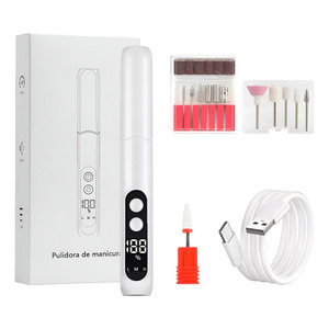Perceuse à ongles portable rechargeable, polisseuse pour les mains et les pieds - Couleurs assorties - Product Image 1