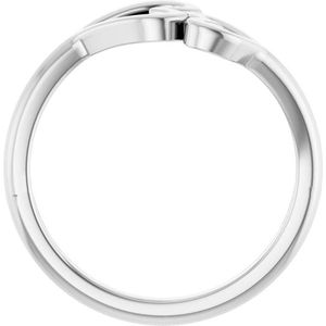 Stuller 14KW Double Heart <b>Ring</b> Rose Gold Gold Plated Fashion <b>Rings</b> Lovers Shape Inlay HipHop Style Trendy Engagement <b>Ring</b> - Product Image 2