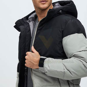 Veste à bulles chaude d'hiver personnalisée Zip Upp Neck Bubble Jacket Down Jacket Plus Size pour la vente en ligne - Product Image 4