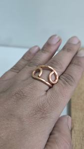 Anneaux de serviette classiques en cuivre pur pour soulager la douleur, bijoux de thérapie biomagnétique, arthrite, durables et réglables - Product Image 6