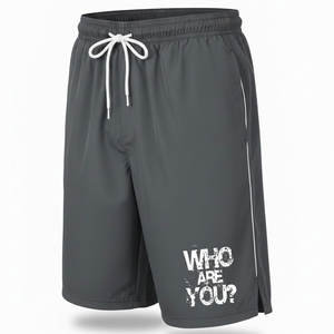 Pantalones Cortos Deportivos Casuales para Hombre, de Satén, Secado Rápido, Ligeros, Cómodos, Ideales para Entrenamientos en el Gimnasio y Correr - Product Image 1