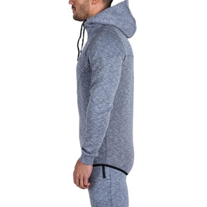 Sudadera con capucha deportiva de invierno para Hombre | Jersey bordado 100% algodón chaqueta de gimnasio sudadera de fitness al por mayor - Product Image 3