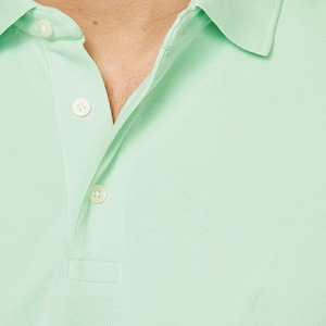 Polo en tissu de qualité pour homme, respirant, séchage rapide, anti-froissement, anti-boulochage, anti-rétrécissement, écologique - Product Image 5