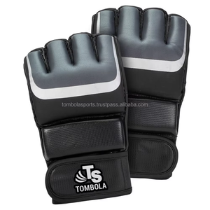 Vente en gros de gants de combat MMA en cuir de vache véritable personnalisables, nouveau logo OEM, emballage personnalisé, gants de boxe adaptés aux boxeurs. - Product Image 1