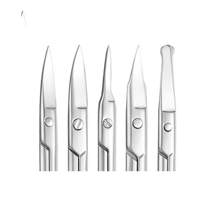 Tijeras para cutículas OEM al por mayor, cortador de puntas de uñas de acero inoxidable para manicura, instrumentos de belleza con hoja curva afilada - Product Image 2