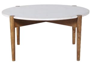 ห้องนั่งเล่นทำจากไม้เนื้อแข็งหรูหราพร้อมโต๊ะกาแฟหินอ่อนบนเฟอร์นิเจอร์บ้าน - Product Image 2