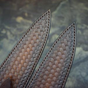 Vente en gros commandes en vrac personnalisées OEM ODM couteau de chef en acier Damas de cuisine manche en bois d'olivier fait à la main - Product Image 4