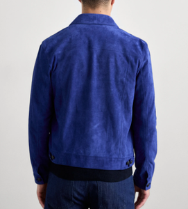 Chaquetas de cuero de ante de cabra para hombre de High Street de cuero de alta calidad de Pakistán - Product Image 3