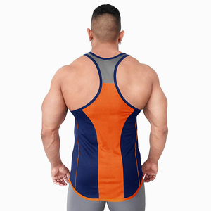 Custom New Design Tank Top <b>Gym</b> <b>Vest</b> <b>Men's</b> Fitness Running Wear Bodybuilding Set at Factory Price - Product Image 2