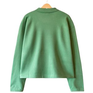 Suéter de Tenis de Punto Fino, Hilo de Textura Suave, Ropa de Invierno Premium para Cancha, Corte Regular Informal, Transpirable, Poliéster/Algodón - Product Image 2