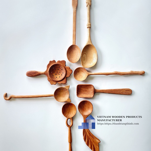 Cuchara de Madera Ecológica Más Vendida, Utensilios de Cocina Únicos, Cuchara para Accesorios de Cocina de Fabricante Vietnamita al por Mayor - Product Image 2