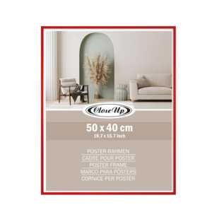 Cadre photo rouge 40 x 50 cm, support d'affichage pour affiche - Product Image 5