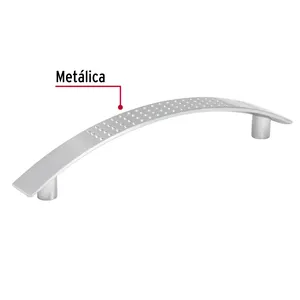 Hermex Contempo linea 96mm scatola 12 maniglie in nichel per armadio armadio cassetto cucina cassettone camera da letto ingresso bagno uso esterno - Product Image 2