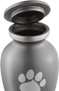 <b>Pet</b> Cremation Urns for Dog and Cat <b>Ashes</b> Memorial Paw Print Urn - Extra Small <b>Keepsake</b> Gray - Product Image 6