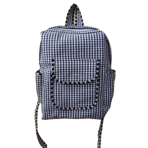Sac à dos matelassé en coton élégant pour filles, fermeture éclair, antivol, pour l'école, les voyages, les courses, le camping - Multicolore, cadeau spécial - Product Image 1
