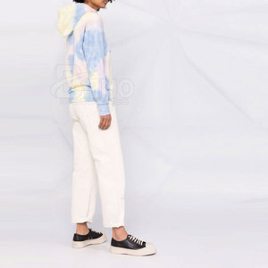 เสื้อมีฮู้ดสไตล์สตรีทแวร์ของผู้ชาย2024ผ้าฟลีซย้อมสีพิมพ์ลายสีทึบระบายอากาศขนาด XS - Product Image 6