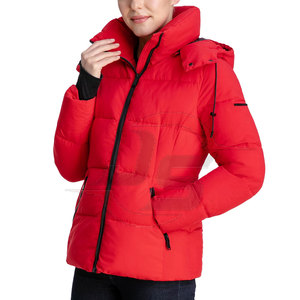 Diseño personalizado 2025 nuevo estilo chaquetas acolchadas para mujer tejido transpirable 100% poliéster relleno sombrero desmontable bajo pedido mínimo - Product Image 2