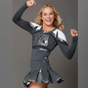 Nouvel arrivage d'uniformes de pom-pom girl pour femmes Costumes imprimés pour adolescentes - Product Image 1