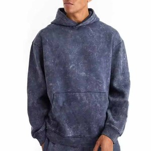 Men's Acid Wash <b>Tie</b>-<b>Dye</b> Printed 100% Bamboo Fiber Fleece-Lined Lightweight Winter Tracksuit with Zipper Fly - Product Image 5