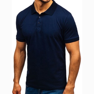 Polo à logo personnalisé, t-shirt unisexe à manches courtes en polyester et spandex pour hommes, polo de golf à manches courtes, polo uni - Product Image 3