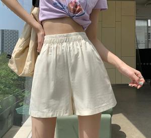 Short décontracté taille haute A-Line pour femme Short sportif avec ceinture Style confort Conçu pour le bureau ou le printemps été Short pour femme - Product Image 2