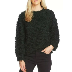 Maglione Casual Classico Verde a Collo Alto in Maglia Teddy di Vince Camuto, Traspirante, Stile Coreano, per la Stagione Invernale - Taglia Piccola - Product Image 1