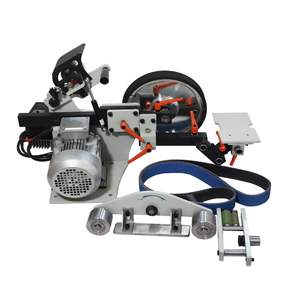 Lijadora de Banda Eléctrica 2x72 con 3 Ruedas de Pulir, Velocidad Variable, Lijadora de Banda para Metal de Banco, Afilador de Cuchillos Multiángulo, Máquina Pulidora - Product Image 6