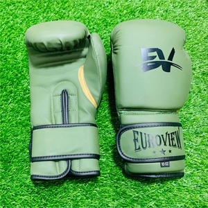 ถุงมือต่อยมวยหนังแท้ MMA มวยไทยถุงมือซ้อมมวยแบบปรับแต่งได้ - Product Image 1