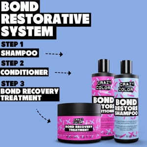 Acondicionador restaurador de color Crazy Color Bond, vegano, sin sulfatos, repara y restaura el cabello - Product Image 4