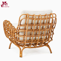 Fauteuil d'appoint en rotin, design bohème moderne, mobilier pour la maison, salon, chambre, cuisine, salle à manger et extérieur