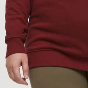 Fabricant d'équipement d'origine Fabrication sur mesure Sweat en tissu éponge élégant décontracté-Coupe décontractée pour femme avec poignets côtelés - Product Image 5