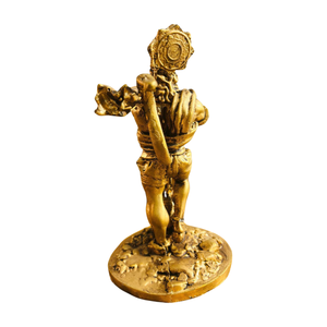 Bahubali Hanuman Resin Statue Traditional Handmade Hand-painted for Home Decoration and Interior Design Price - Product Image 3