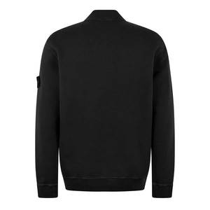 Blouson aviateur Letterman à logo personnalisé pour hommes et femmes vente en gros de vestes en laine noire foncée de qualité supérieure avec cuir - Product Image 2