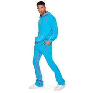 Premium Quality Joggers Stacked Loose Running Gym Sport Track Men's Pants Cargo Flared Sweatpants Men's Pants & Trousers - Product Image 3