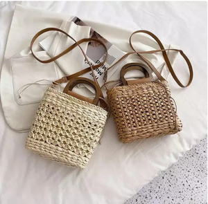 Sac en corde de papier tissé Crochet Macramé Sacs de plage directement du fournisseur indien - Product Image 2