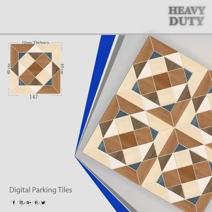 Fornecimento De Fábrica Heavy Duty Cerâmica Porcelana Exterior Estacionamento Ladrilhos 400x400mm Preço De Fábrica Do Fabricante Indiano - Product Image 6