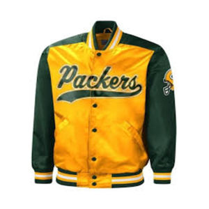 Veste en satin polyester personnalisé avec logo chenille brodé/veste en satin polyester brillant Offre Spéciale - Product Image 6