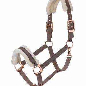 ขายส่งความอดทนของม้าครบชุดในหนังประกอบด้วยเชือกแขวนคอไนลอน PVC อุปกรณ์แทคสไตล์ Bridle พร้อมส่งแบบหล่น - Product Image 3