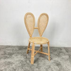 Chaises de bébé en rotin vietnamien, meubles pour enfants en bas âge, chaise d'oreille de lapin mignon, logo personnalisé accepté - Product Image 4