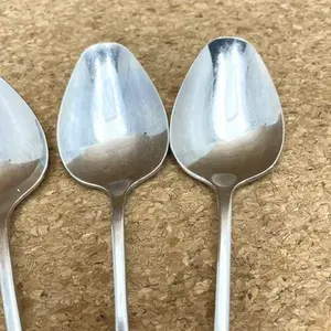 ช้อนสแตนเลสสำหรับงานแต่งงานแบบโบราณสีเทาจากอินเดียเหมาะสำหรับเครื่องครัวอุปกรณ์ทำอาหารชุดเครื่องใช้ในบ้าน - Product Image 4