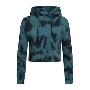 Sweat-shirts à capuche courts décontractés imprimés par sublimation intégrale, qualité supérieure, respirants et écologiques pour femmes - Product Image 4