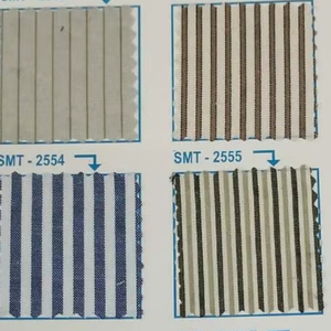 Tela de uniforme escolar teñida lisa de primera calidad | Tela de rayas tejidas para camisas de niños y niñas Precio al por mayor - Product Image 3