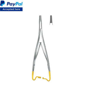 Fuente de alimentación manual Zweifel, portaagujas TC y tijeras de Cirugía de acero inoxidable de 230mm, instrumentos quirúrgicos - Product Image 4