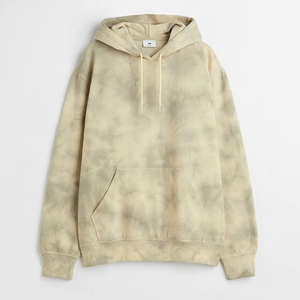 Custom Oem cordón gota hombro pulóver de gran tamaño Vintage ácido lavado desgastado sudaderas con capucha para los hombres - Product Image 5